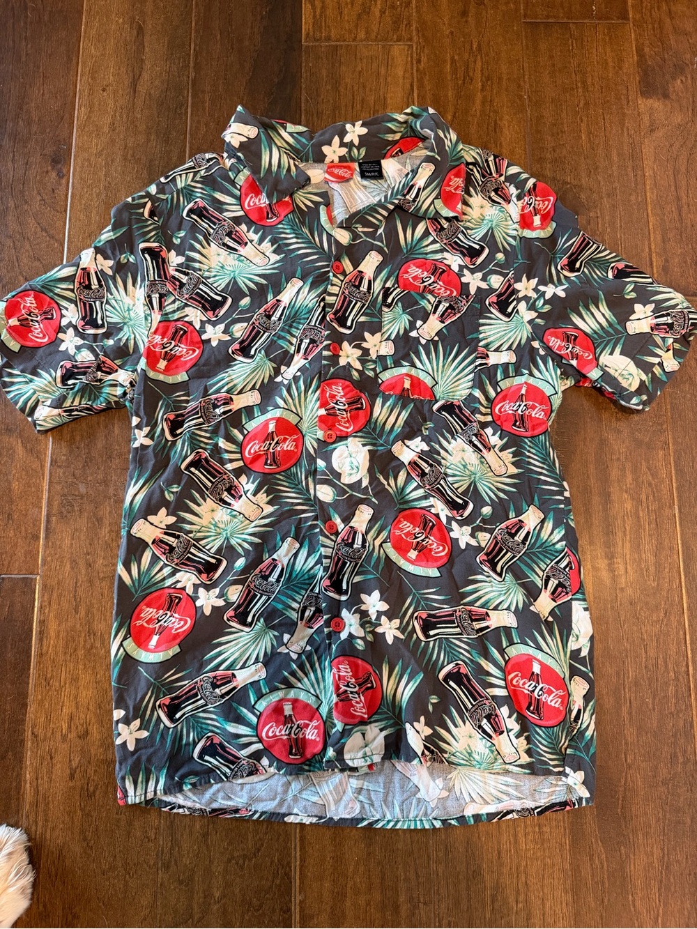 Coca Cola button-up Hawaiian shirt small AOP - all over print